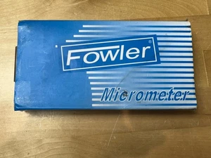 FOWLER Swiss Style Outside Inch Micrometer, 1-2" Measuring Range 52-229-202 NEW - Picture 1 of 3