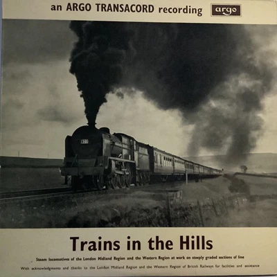 SOUND EFFECT ALBUM ‘TRAINS IN THE HILLS’  LP RECORD  (ARGO) Foto 1 de 4