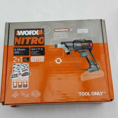WORX Powershare Cordless Drill Driver 20V Switchdriver 2-in-1 Drill 2.0Ah WX177 - Image 1 of 4