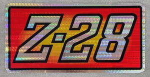Neuheit Camaro Z-28 Nummernschild 80er Jahre Oldtimer Souvenir Auto Aluminium - Bild 1 von 2