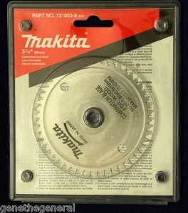 NUEVA HOJA DE SIERRA COMBINADA MAKITA 721003-8 3-3/8" X 50 DIENTES DE ACERO  - Imagen 1 de 5