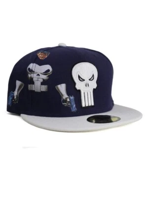 New Era Punisher 59fifty Custom Fitted Hat Size 7 1/4 Purple Marvel Comics NWT - Image 1 of 4