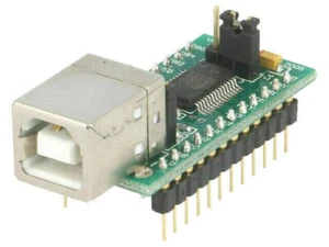 FTDI UM232R Modul: USB; UART; USB B, Pin Strips 40÷85°C; 3,3÷5,25VDC - Bild 1 von 1
