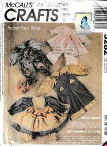 Vintage McCall's Pattern 5282 c1991, Rabbit Wardrobe Package - Picture 1 of 2