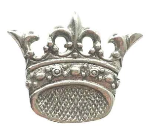 St Edward Crown Pilgrim Medieval Handcrafted In Pewter Pin Badge W/A CROWNPPIN - Picture 1 of 3