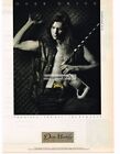 1993 Cordes de guitare électrique Dean Markley Paul Gilbert Mr Big annonce imprimée vintage 