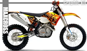KIT GRÁFICO MAXCROSS PARA EXC XCW SX SXF cuatro tiempos y dos tiempos ENDURO MX FO1 - Imagen 1 de 2