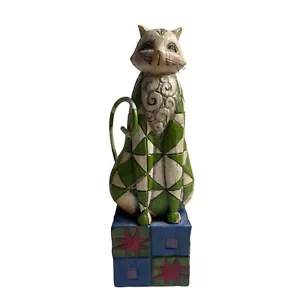 Jim Shore Felicity 2003 Country Quilt Cat #114423 - Picture 1 of 7