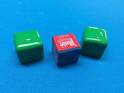 CHALK BOX 10 Green Billiard Pool Chalk Cup Holders