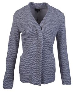 Emporio Armani Women's Blazer Jacket Size S / 40 IT Knitted Single-Breasted