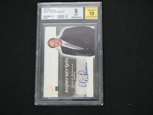 CHRIS BERMAN 2005 SPX SUPERSCRIPTS AUTO - BGS 9 MINT 10 AUTO - ESPN *SCRATCHED*
