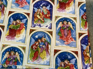 Emilia ARt Engel Stoff David Textilien Weihnachten religiös 1,3 Meter x 44 Zoll breit - Bild 1 von 6
