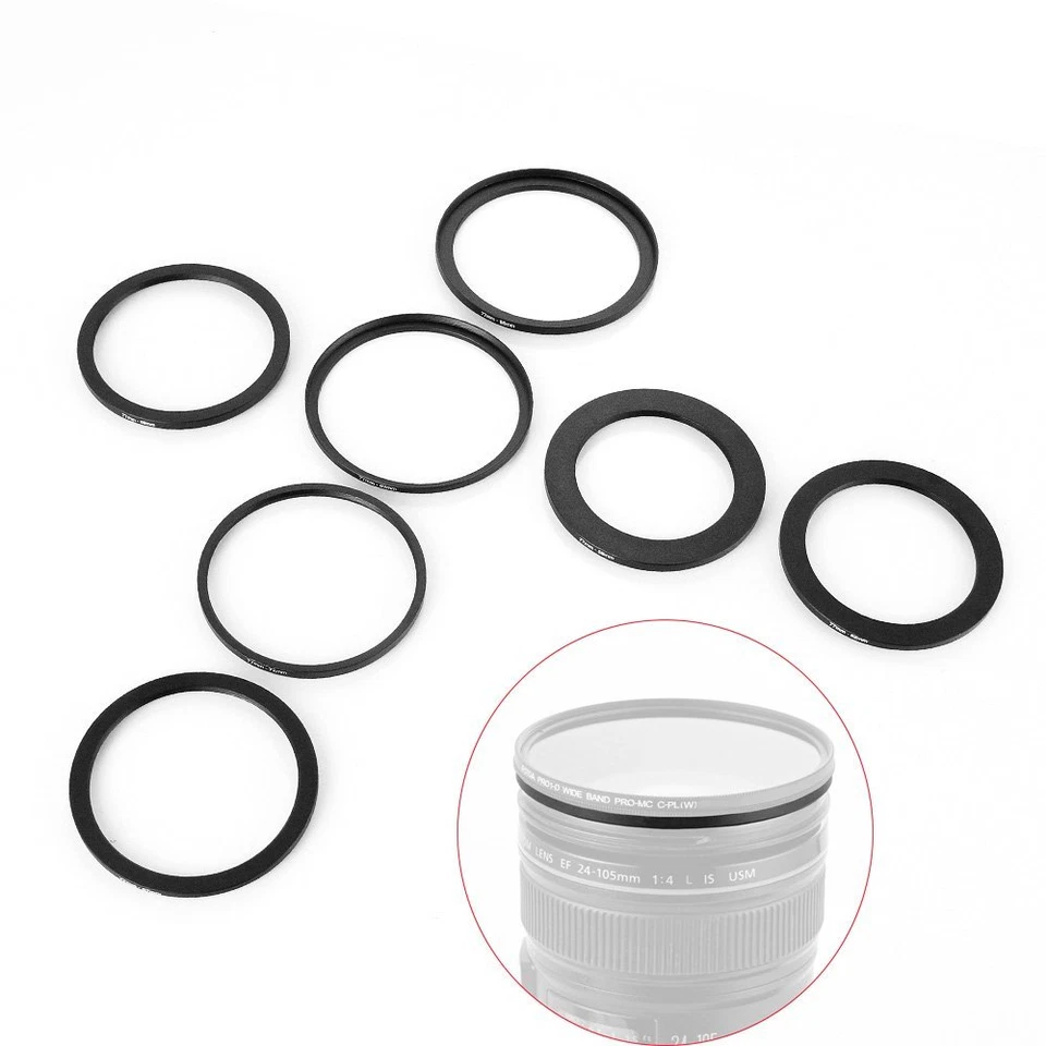 Step Up/Down Lens Filter Ring 67mm to 46 49 52 55 58 62 72 77 82 86mm HOT SALE  - Image 1 of 1