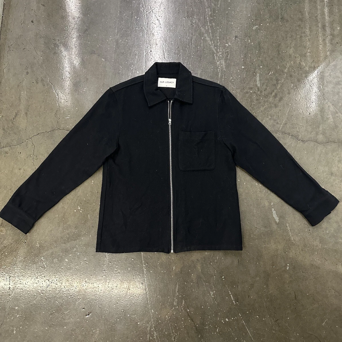 OUR LEGACY 24ss RECUT HOLLOW ZIP JACKET OUR LEGACY Down Jackets