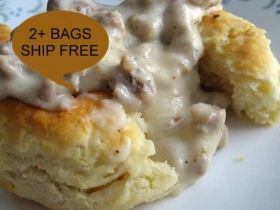BISCUITS & GRAVY FREEZE DRIED-BUY 2 BAGS GET FREE SHIPPING!