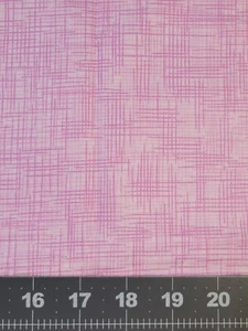 Harmony Cotton Quilting Treasures Lavender Pink Cross Hatch Plaid Blender 2yards - Picture 1 of 2