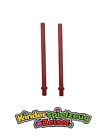 LEGO 2 x Stange Stab Schirm rot Red Bar 6.6L Stop Ring Patio Umbrella Stand 4095