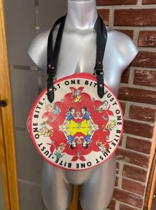 Disney Snow White & Seven Dwarfs Purse Just One Bite Round Bag New - Picture 1 of 3