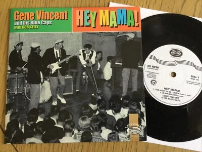 A Gene Vincent With The Blue Caps Hey Mama! : NMint EP Vinyl Free UK Post Foto 1 de 4