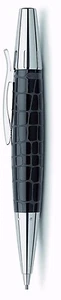 Faber-Castell 138350 Drehbleistift e-motion Edelharz Kroko, Mine 1,4 mm, schwarz - Picture 1 of 1
