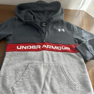 Under Armour Boys Sweater Size 7 Gray - Image 1 of 2
