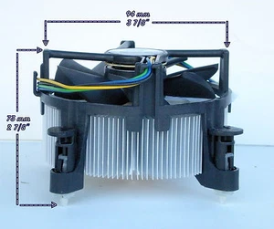 Ventola raffreddamento CPU dissipatore di calore Intel Core i7-920 I7-930 I7-940 I7-950 I7-960 nuovo - Foto 1 di 4