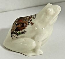 SHELLEY KING GEORGE V QUEEN MARY CORONATION 1911 FROG FIGURINE