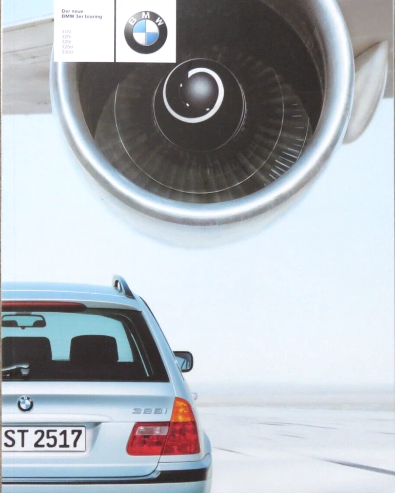BMW 3er 318i 320i 328i 320d Touring E46 Prospekt Brochure von 2/1999, 96 Seiten - Imagem 1 de 1