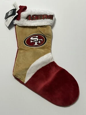 NFL San Francisco 49ers Logo Vacaciones Navidad Medias Licencia Oficial Foto 1 de 4