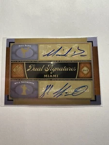 K27,765 - 2012 SP Signature Dual Auto #MIA9 Mike Dunn/Kyle Skipworth - Picture 1 of 1