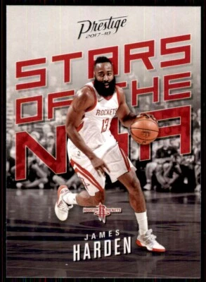 2017-18 Panini Prestige Stars of the NBA James Harden Houston Rockets #4 - Image 1 of 2