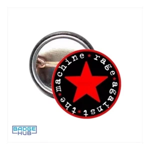 Rage Against The Machine American Rock Band Button Badge | Pin Badge - Picture 1 of 1