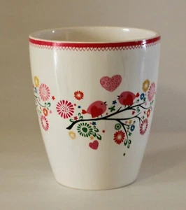 Phal. Orchid Multi-Colored Floral Ceramic #5 Vase Planter Pot 6" Tall - Picture 1 of 6