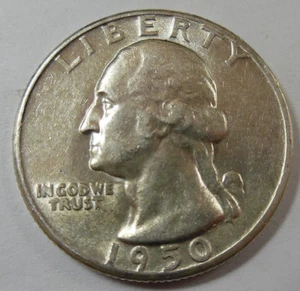 1950-D Washington Quarter 300G11 - Picture 1 of 2