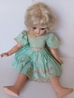 Ideal Doll 21” Blonde Toni Doll P-93 Sea Foam Green Dress Vintage