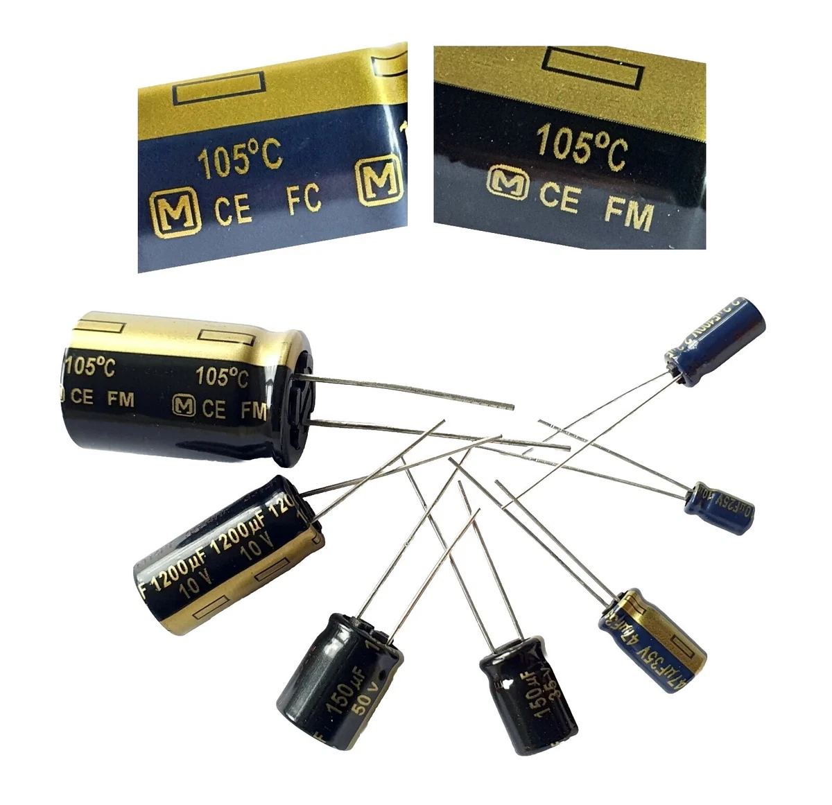 3300uF 6.3V Capacitors For Original Xbox V1.3, V1.6 – Fix Power Issues, 6 Pack