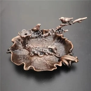 Soporte de incienso de reflujo creativo con diseño de flor de ciruelo y rana para decoración del hogar - Imagen 1 de 2