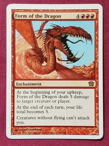 Magic The Gathering 9ª EDICIÓN FORMA DEL DRAGÓN tarjeta roja Magic The Gathering - Imagen 1 de 2