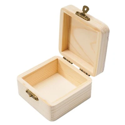 Handmade Wooden Storage Box Ideal for ing and Organizing Small Accessories - Image 1 of 4