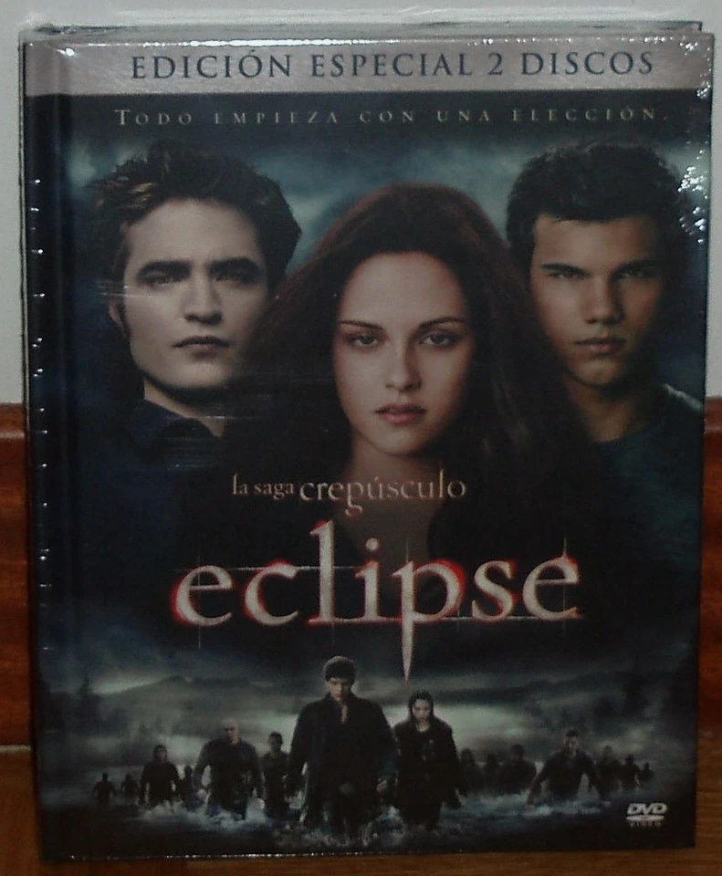 ECLIPSE LA SAGA CREPUSCULO EDICION ESPECIAL DIGIBOOK 2 DVD+LIBRO NUEVO DRAMA R2 - Imagen 1 de 1