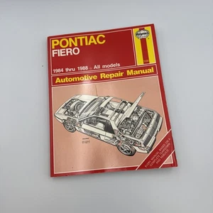 Pontiac Fiero 1984 thru 1988 Haynes Repair Manual by John Haynes - Picture 1 of 5