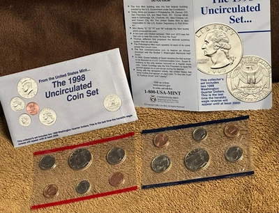 1998 - P & D - U.S. Uncirculated Coin Set - OGP - Image 1 of 4