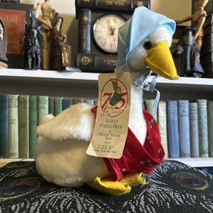 Jemima Puddle Duck Mother Goose Eden Toy Vintage 14" Plush With Tags 1972 - Picture 1 of 5