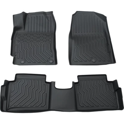 Car Floor Mats for 17-20 Hyundai Elantra No Fit GT All-Weather TPE Rubber Black Foto 1 de 4
