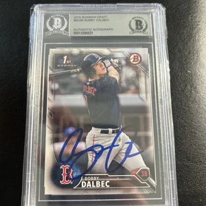 Bobby Dalbec Signed Bowman 1st Card BGS Authentication Red Sox Autographed - Picture 1 of 1