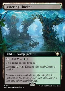 Festering Thicket x1 1x Extended Art Edge of Eternities EOC NM MTG - Picture 1 of 1