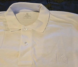 New Mens XXL Thelo 100% Pima Cotton Polo Shirt Breathable Moisture-Wicking White - Picture 1 of 8