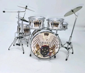 RARE! Queen Bohemian Rhapsody  Roger Taylor Miniature Drum Set   DK-041 - Picture 1 of 13