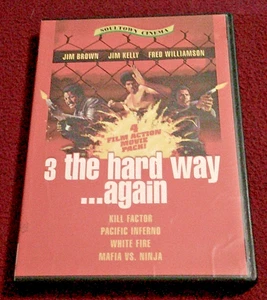 3 the Hard Way Again 2 DVD Kill Factor/Pacific Inferno/White Fire/Mafia vs Ninja - Picture 1 of 2