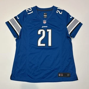 Detroit Lions Womens Jersey Size XL Nike NFL Players Blue Reggie Bush - Picture 1 of 16